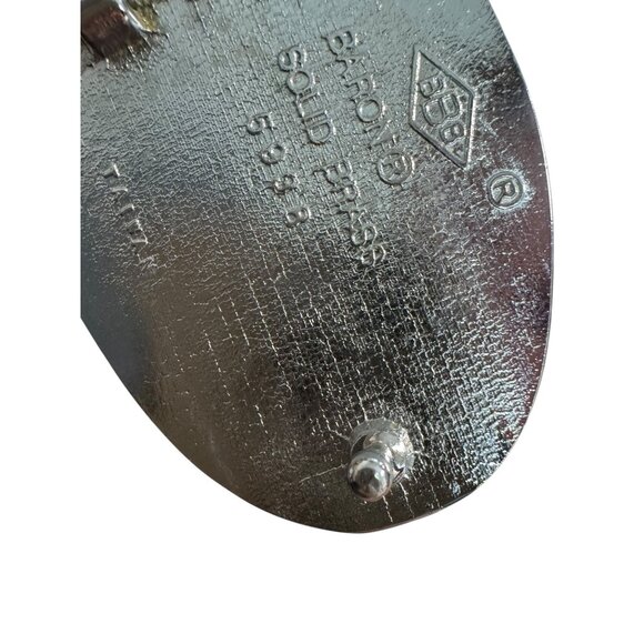 Levi Leather Belt with Solid Brass Masonic Freemasons Belt Buckle - Picture 7 of 8